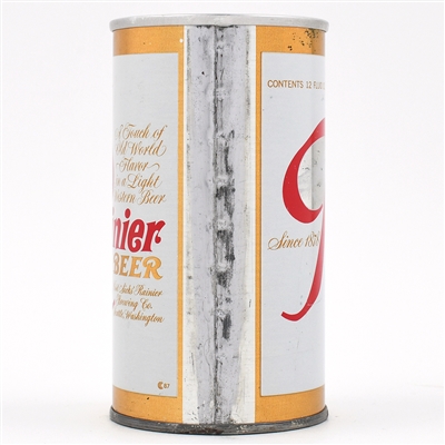 Rainier Beer Zip Top METALLIC VISIT SICKS 111-33