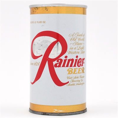 Rainier Beer Zip Top METALLIC VISIT SICKS 111-33