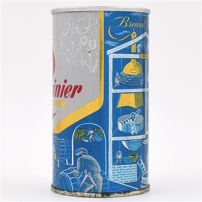Rainier Jubilee Zip Top SCARCE HIGH GRADE BREWED NATURALLY Blue 185-16