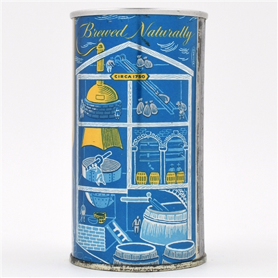 Rainier Jubilee Zip Top SCARCE HIGH GRADE BREWED NATURALLY Blue 185-16