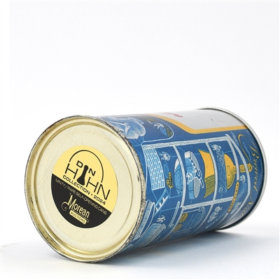 Rainier Jubilee Zip Top SCARCE HIGH GRADE BREWED NATURALLY Blue 185-16