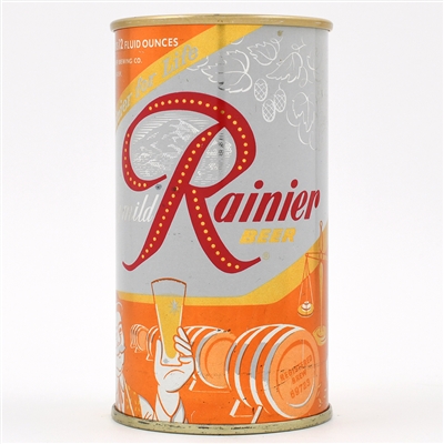 Rainier Jubilee Zip Top SCARCE HIGH GRADE SPECIAL CARE Orange 185-117