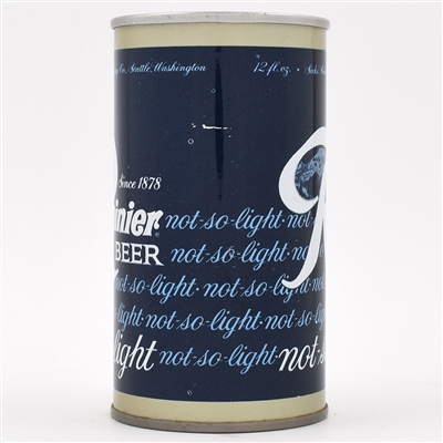 Rainier Not-So-Light Dark Beer Pull Tab 112-11