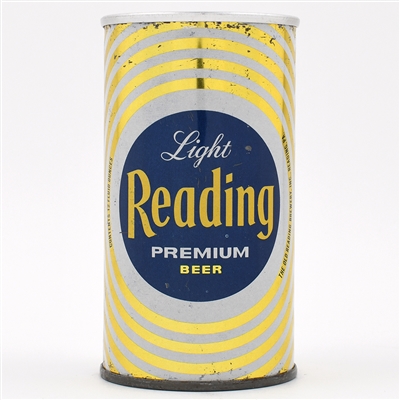 Reading Beer Zip Top NO BANDS TOUGH 112-26 OLD READING