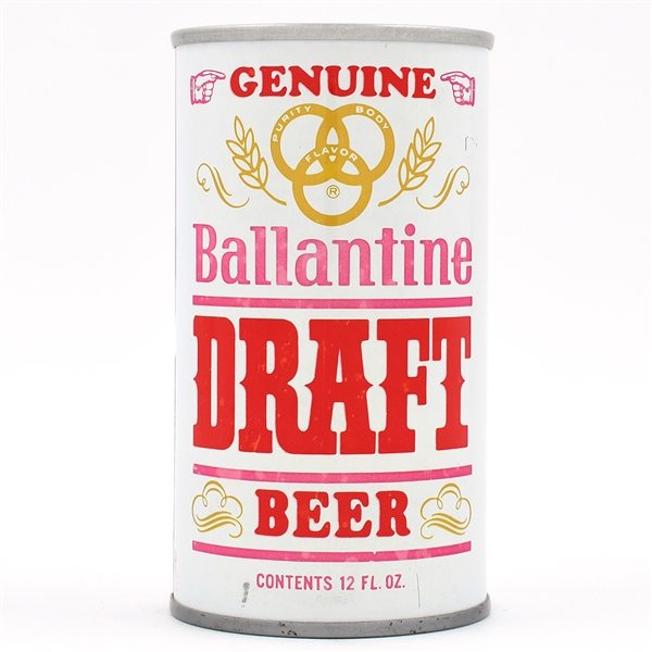 Ballantine Draft Beer Misprint Pull Tab LIKE USBC 34-24 UNLISTED