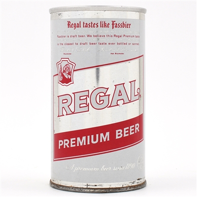 Regal Beer Zip Top CLEAN 113-19 TOUGH