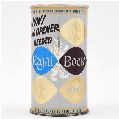 Regal Bock Zip Top NO OPENER PROMO MINTY WOW 114-1 SCARCE