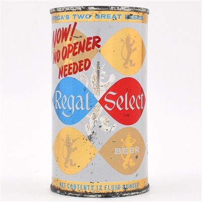 Regal Select Beer NO OPENER PROMO INSERT JUICE TAB 113-33 TOUGH