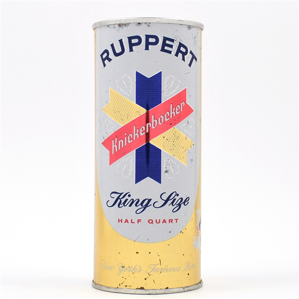 Ruppert Knickerbocker Beer 16 Ounce Zip Top RED MANDATORY 164-3