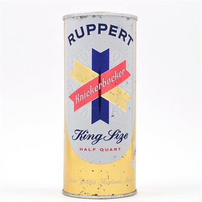 Ruppert Knickerbocker Beer 16 Ounce Zip Top RED MANDATORY 164-3