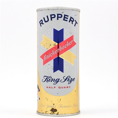 Ruppert Knickerbocker Beer 16 Ounce Zip Top RED MANDATORY 164-3