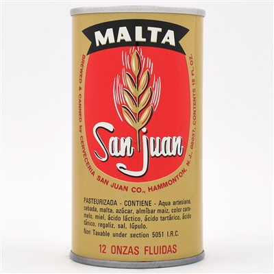 San Juan Malta Pull Tab ACTUAL 117-26 RARE