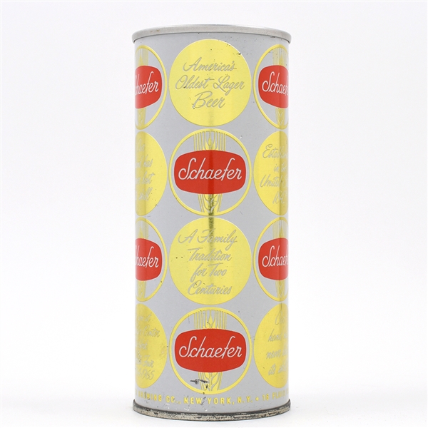Schaefer Beer 16 Ounce Zip Top WORLDS FAIR 164-11