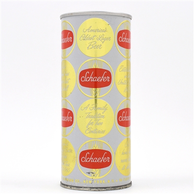 Schaefer Beer 16 Ounce Zip Top WORLDS FAIR 164-11