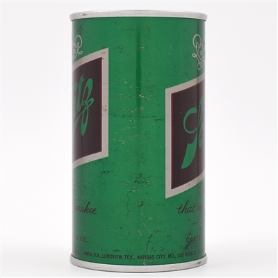 Schlitz Beer Test Pull Tab GREEN METALLIC 240-26