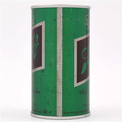 Schlitz Beer Test Pull Tab GREEN METALLIC 240-26