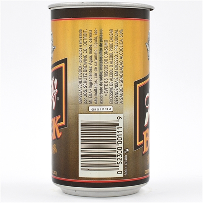 Schlitz Bock Brazilian Aluminum Can With Prototype Top UNLISTED RARE