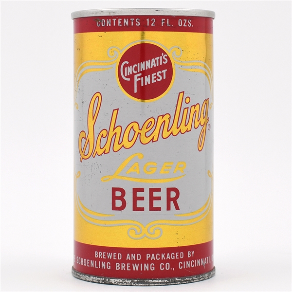 Schoenling Beer Zip Top RING TOP PROMO 123-24
