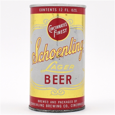 Schoenling Beer Zip Top ZIP TOP PROMO 123-23 TOUGH