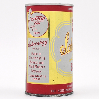 Schoenling Beer Zip Top ZIP TOP PROMO 123-23 TOUGH