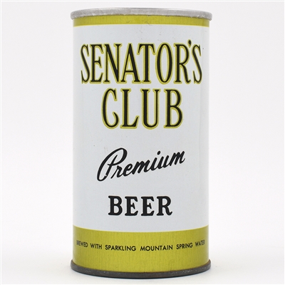 Senators Club Beer Zip Top SATIN ENAMEL UNLISTED