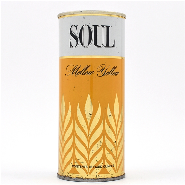 Soul Mellow Yellow Beer 16 Ounce Fan Tab HIGH DEMAND 167-27 SCARCE