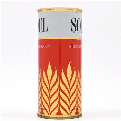 Soul Stout Malt Liquor 16 Ounce Fan Tab HIGH DEMAND 167-28
