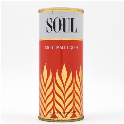 Soul Stout Malt Liquor 16 Ounce Fan Tab HIGH DEMAND 167-28