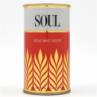 Soul Stout Malt Liquor Pull Tab DESIRABLE CLEAN 125-6 SCARCE