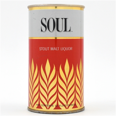 Soul Stout Malt Liquor Pull Tab DESIRABLE CLEAN 125-6 SCARCE