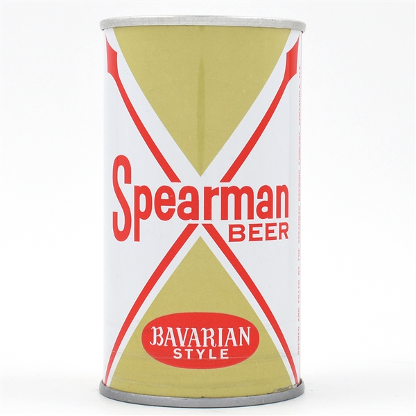 Spearman Beer Zip Top SPEARMAN NEAR MINT 125-8