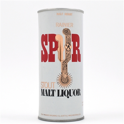 Spur Stout Malt Liquor 16 Ounce Pull Tab 167-30