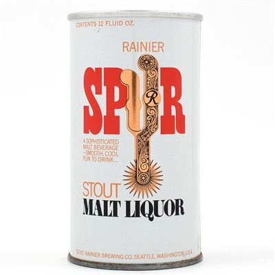 Spur Stout Malt Liquor Test Pull Tab BRIGHT RED RARE 245-38 TOUGH