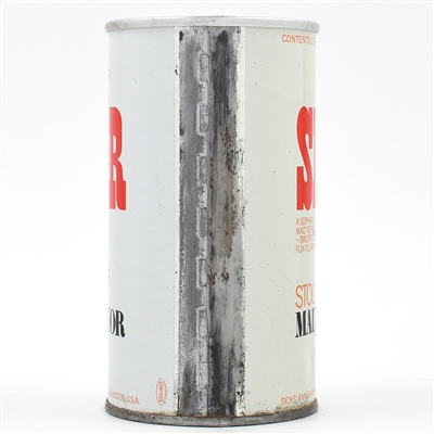 Spur Stout Malt Liquor Test Pull Tab BRIGHT RED RARE 245-38 TOUGH