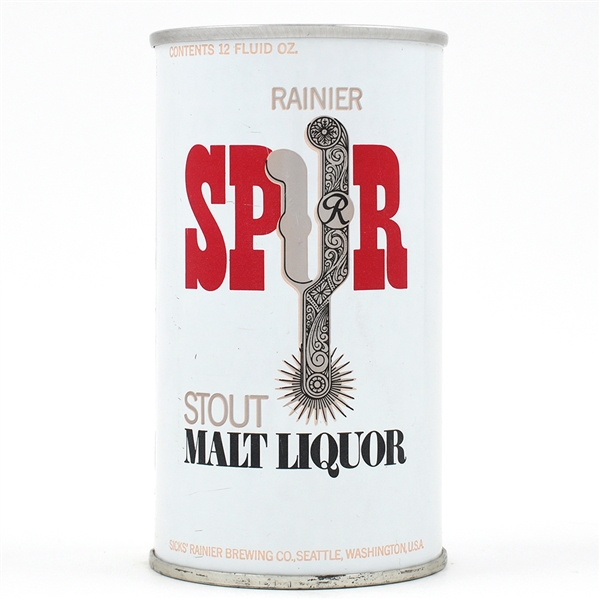 Spur Stout Malt Liquor Test Pull Tab RARE SILVER ACTUAL 245-40