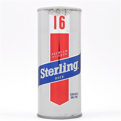 Sterling Beer 16 Ounce Pull Tab ASSOCIATED EVANSVILLE 168-10