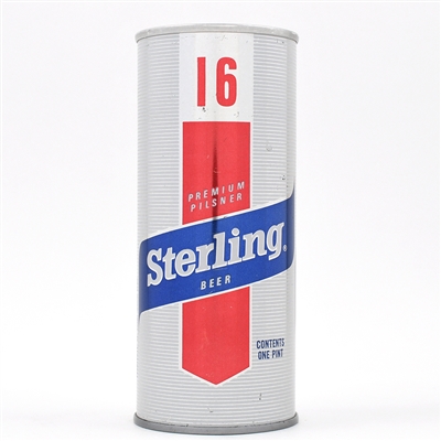 Sterling Beer 16 Ounce Pull Tab ASSOCIATED EVANSVILLE 168-10