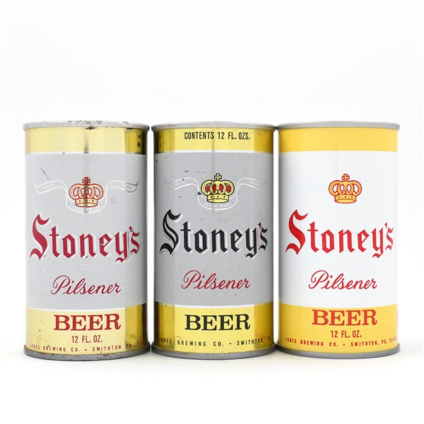 Stoneys Beer Pull Tabs Lot of 3 Different