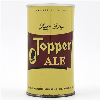 Topper Ale Zip Top YELLOW CAN RARE 130-32
