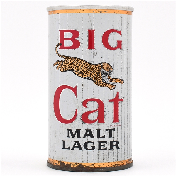 Big Cat Malt LAGER Zip Top 39-29 RARE IMPOSSIBLE