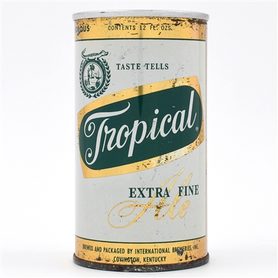 Tropical Ale Zip Top COVINGTON 131-3 RARE ON GRADE