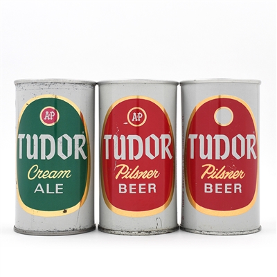 Tudor Ale and Beer Fan Tabs Lot of 3 Different