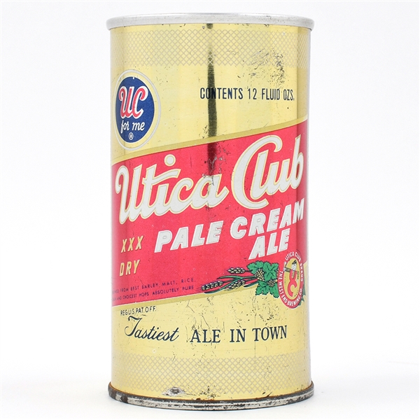 Utica Club Ale Zip Top 132-17 RARE