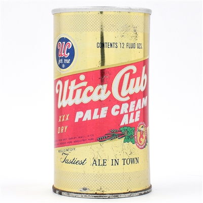 Utica Club Ale Zip Top 132-17 RARE