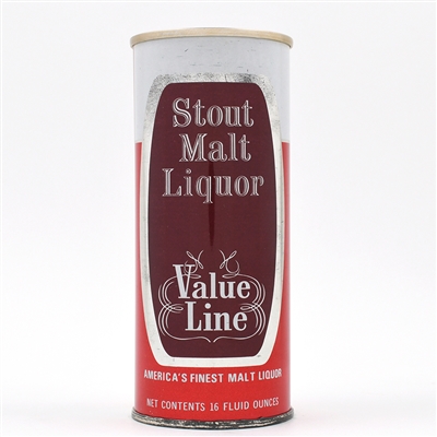 Value Line Stout Malt Liquor 16 Ounce Pull Tab 169-1