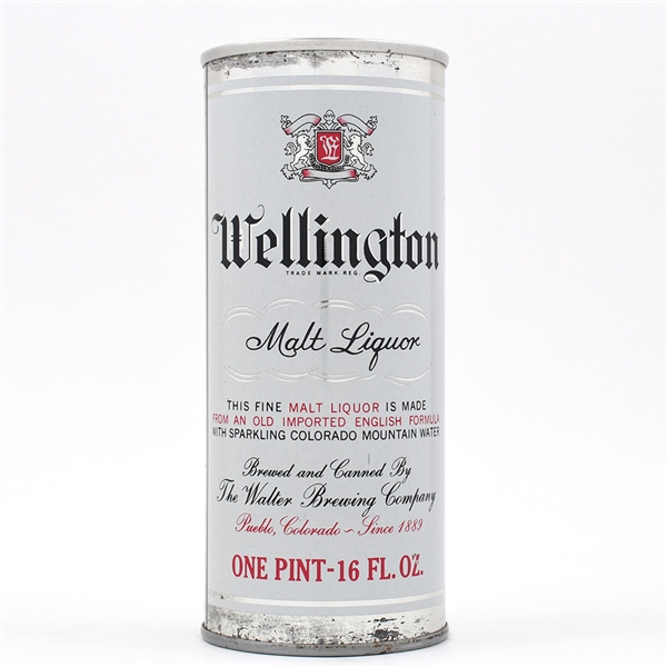 Wellington Malt Liquor 16 Ounce Pull Tab 169-4