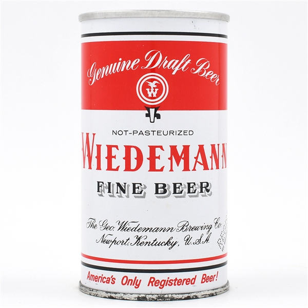 Wiedemann Draft Zip Top 134-39 RARE WHITE SPIGOT