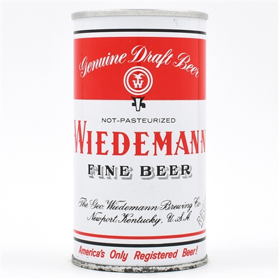 Wiedemann Draft Zip Top 134-39 RARE WHITE SPIGOT