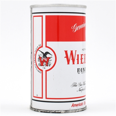 Wiedemann Draft Zip Top 134-39 RARE WHITE SPIGOT