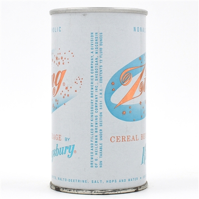 Zing Cereal Beverage Pull Tab KINGSBURY DIV HEILEMAN 136-23 SCARCE